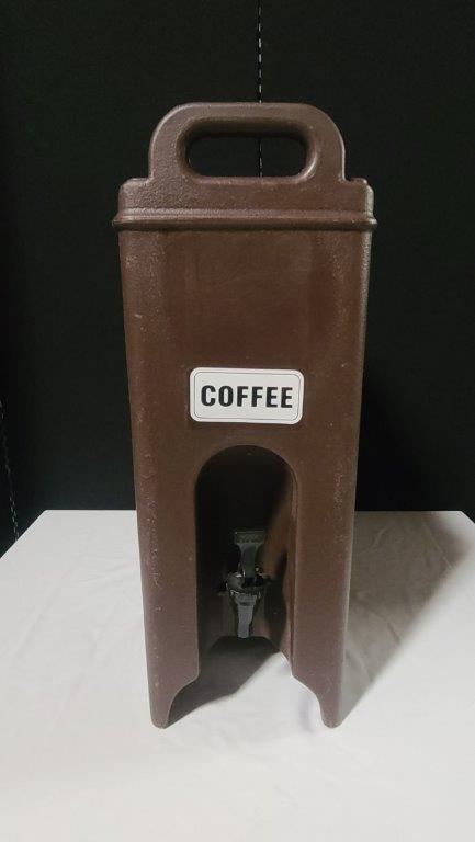 4.75 Gallon Dark Brown Insulated Beverage Dispenser