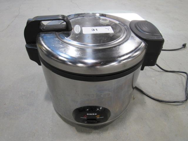 Amko AK-50RC 60 Cups Rice Cooker Warmer 120 Volts 60 HZ 